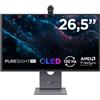 Lenovo Yoga Pro 27UD-10 - Monitor 26.5" QD-OLED Flat UHD / 4K 3840x2160 0 120Hz 0.03ms Webcam AMD FreeSync Premium + NVIDIA G-Sync VESA MediaSync 1xHDMI 2.1 2xDP 1.4 1xUSB-C Stand Height Tilt Cavo USB A/B incluso [67E5RAC2EU]