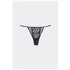 Tezenis Perizoma Con Fianchetto Tanga Shine Dream Donna Nero