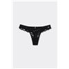 Tezenis Perizoma Pizzo Divine Couture Donna Nero