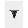Tezenis Perizoma Con Fianchetto Tanga Sparkling Vibe Donna Nero