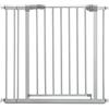 hauck Stop N Safe 2, Grigio - Cancelletto di Sicurezza Bambini e Cani per Apertura 84 - 89 cm - Barriera Porta e Scala con Chiusura Manuale, Montaggio a Pressione, Senza Fori - Solo da Interno Casa