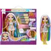 Rainbow high amaya's hair studio - set per acconciature con bambola esclusiva e accessori per capelli
