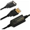 Eneroid Cavo di prolunga USB 2.0 RHOMBUTECH, 15 m, attivo