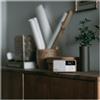 SANGEAN DDR-7X radio da tavolo DAB+, FM AUX, blocco tasti Bluetooth®, legno ricaricabile (colore chiaro)