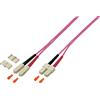 Profipatch Cavo in fibra ottica ProfiPatch Cavo patch FO duplex SC-SC multimodale 50/125µ OM4 LSZH cavo in fibra ottica 15m