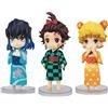 OEM Figuarts Mini: 3 figure di Demon Slayer - Arco del quartiere dell'intrattenimento