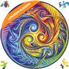 OEM Puzzle in legno a forma di mandala a spirale, con 700 pezzi, dimensioni 45x45 cm