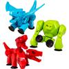 OEM Set di 3 action figure mostruose, articolate, con ventose, ideali per l'animazione stop-motion