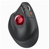 Merkloos Mouse trackball verticale - Wireless - Inclinazione di 62 gradi - Colore: rosso - Con DPI regolabile - 200, 400, 800, 1200, 1600 DPI