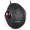 Merkloos Mouse ergonomica a forma di sfera, con filo - Design piatto - 400/1000 dpi - Tecnologia laser - Controllo tramite il pollice - Cavo da 1,8 metri
