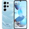 OUKITEL Smartphone Oukitel C2 - Display 6.52", 64GB di memoria interna, 16GB di RAM, batteria 5000mAh, fotocamera 13MP, Wi-Fi 5G, Android 14, colore blu