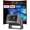 Merkloos Proiettore smart 1080p nativo - 600 ANSI - Messa a fuoco automatica - Android 13 - Short throw