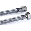 AQUAE Masidef T3171238401 Aqtec- Attacchino Inox Maschio 1/2-Femmina 3/8 Cm40