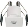 Gea luce GFA1922C FARETTO DA INCASSO IP65 IN ALLUMINIO E METACRILATO QUADRATO A LED 3000K 200LM 3W BIANCO
