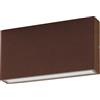 Gea luce GES2212 APPLIQUE BIEMISSIONE 3000-4000-5000K 600-650LM 10W MARRONE
