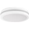 Gea luce GPL340 PLAFONIERA TONDA A LED CCT 3000-4000-6000K 1800-1900LM BIANCO OPACO D.20CM