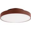 Gea luce GPL352 PLAFONIERA TONDA CCT LED 3000-4000K 2200-2300LM 24W BIANCO E MARRONE