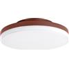 Gea luce GPL362 PLAFONIERA TONDA CCT LED 3000-4000K 2200-2300LM 24W BIANCO E MARRONE