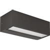 Gea luce GES2241 APPLIQUE PICCOLO BIEMISSIONE LED CCT 300-4000-5000K 790-890-970LM 6W ANTRACITE