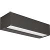 Gea luce GES2244 APPLIQUE MEDIO BIEMISSIONE LED CCT 300-4000-5000K 1390-1620-1580LM 6W ANTRACITE