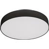 Gea luce GPL383 PLAFONIERA ROTONDA CCT LED 3000-4000-5000K 3537-3758LM 25W NERO OPACO 40CM