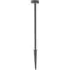 Gea luce GES2420C PALETTO UN ALLUMINIO E METACRILATO LED 3000K 99LM 1,5W CON PICCHETTO GRIGIO ANTRACITE H.30CM