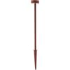 Gea luce GES2421N PALETTO UN ALLUMINIO E METACRILATO LED 4000K 99LM 1,5W CON PICCHETTO MARRONE SCURO H.30CM