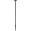Gea luce GES2422C PALETTO UN ALLUMINIO E METACRILATO LED 3000K 99LM 1,5W CON PICCHETTO GRIGIO ANTRACITE H.50CM