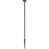Gea luce GES2423N PALETTO UN ALLUMINIO E METACRILATO LED 4000K 99LM 1,5W CON PICCHETTO MARRONE SCURO H.50CM