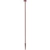 Gea luce GES2425C PALETTO UN ALLUMINIO E METACRILATO LED 3000K 99LM 1,5W CON PICCHETTO MARRONE SCURO H.80CM
