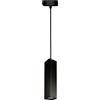 Gea luce GSO101 SOSPENSIONE SINGOLA QUADRATA IN ALLUMINIO 6X6CM 1 LUCE ATTACCO GU10 NERO SATINATO