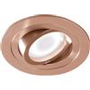 Gea luce GFA094 FARETTO DA INCASSO IN ALLUMINIO ATTACCO GU10 RANE SPAZZOLATO TONDO D.9,3CM