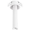 Gea luce GFA1694 FARETTO INCASSO ORIENTABILE BIANCO LED 3000K 650LM 8W D.3,15CM H.18,55CM