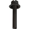 Gea luce GFA1697 FARETTO INCASSO TRIMLESS ORIENTABILE NERO LED 3000K 650LM 8W D.3,15CM H.18,3CM