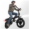 Bici elettrica da 14 pollici, nera, 250W 48V, velocità 25 km/h, autonomia 30 km