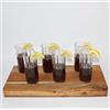 e2e Set di 6 bicchieri da long drink in plastica, effetto cristallo, 400 ml, Ø 16 x 15 cm, per long drink, cocktail, high-ball mixer