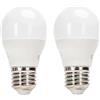 VoltShine MESH E27 6,5 W RGB+CCT LED LED (2 pezzi) con telecomando, per illuminazione decorativa e ambientale.
