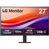 LG Monitor curvo Full HD 27U421A-B 27" 100HZ