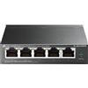 TP-LINK Switch Gigabit gestito a 5 porte con 4 PoE+ TL-SG105MPE EASY-SMART 120W