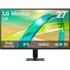 LG Monitor IPS Full HD 27U411B-B 27" 144HZ
