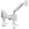 Supporto da scrivania rinforzato per due monitor 650183 17-35" VESA-100X100 20KG