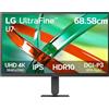 LG Tenere sotto controllo IPS 4K UHD ULTRAFINE-27U710B-B 27" 60HZ