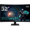 GIGABYTE Monitor gaming curvo GS32QCA 31,5" QHD 180HZ