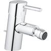 Grohe miscelatore bidet Grohe Concetto con piletta scarico a tirante, finitura cromo - 32208001
