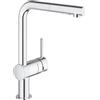 Grohe miscelatore cucina Grohe Minta con doccetta estraibile a 2 getti, finitura cromo lucido - 30274000