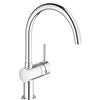 Grohe Minta miscelatore monocomando per lavello cucina, con bocca alta girevole, finitura cromo - 32917000