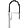 Grohe Essence miscelatore cucina con doccetta professionale a 2 getti, finitura cromo-nero - 30294000