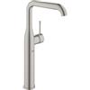 Grohe miscelatore monocomando per lavabo Grohe Essence taglia XL senza piletta scarico, finitura supersteel - 32901DC1