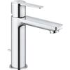 Grohe Lineare miscelatore monocomando per lavabo taglia S con piletta scarico a tirante, cromo - 32114001