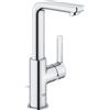 Grohe Lineare miscelatore monocomando per lavabo taglia L con bocca orientabile, finitura cromo - 23296001